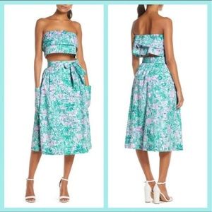 NWT Lilly Pulitzer Lenora Top & Skirt Set 2